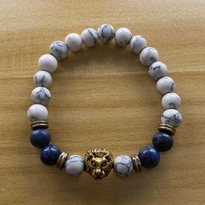 Pura Vida Lion Beaded Bracelet